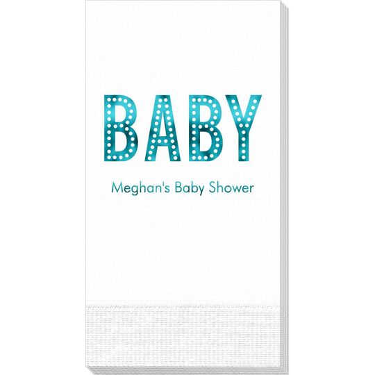 Polka Dot Baby Guest Towels